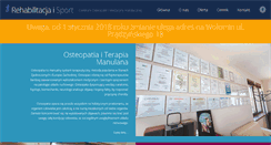 Desktop Screenshot of js-rehabilitacja.pl